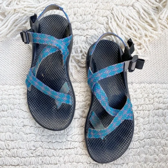 Chaco | Shoes | Chaco Blue Black Z2 Yampa Sandals 9 | Poshmark display picture 3